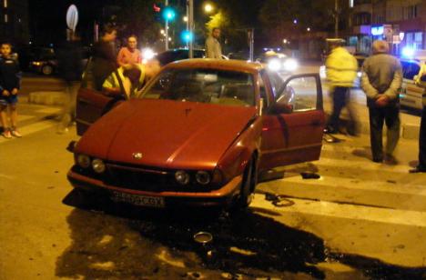 Accident spectaculos: BMW contra BMW (FOTO)